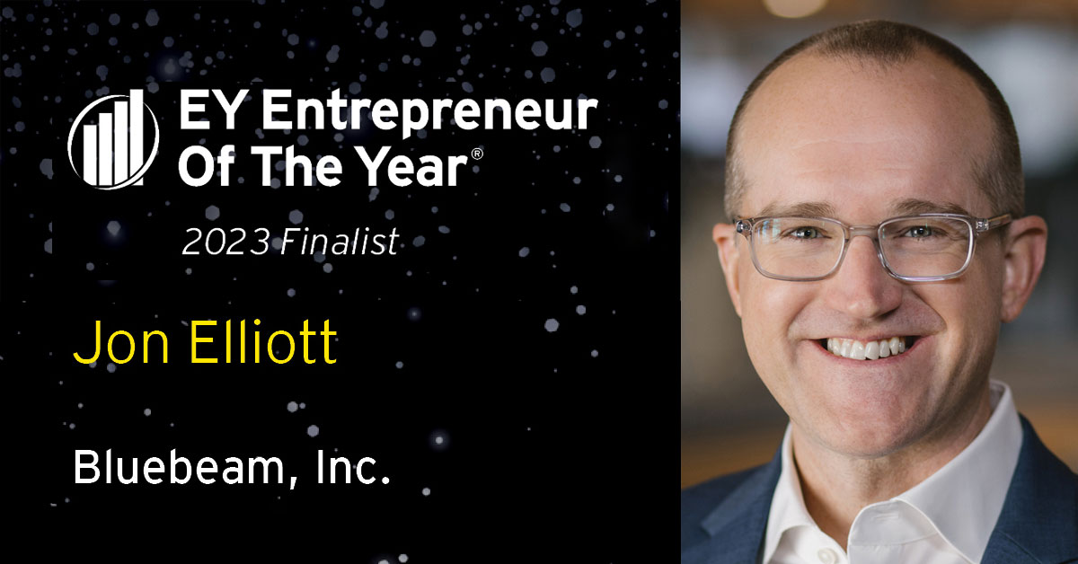 Bluebeam CEO Jon Elliott Recognized by EY as an Entrepreneur Of The ...