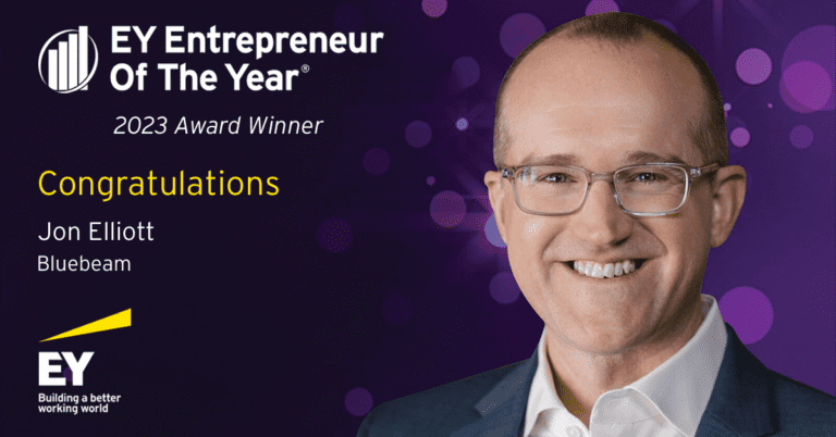 EY Names Bluebeam's Jon Elliott as a Winner of the Entrepreneur Of The ...